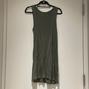 Soft cotton green sack dress size small BCNGeneration